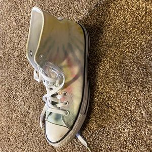 Tie dye Converse shoes